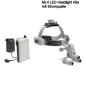 Preview: HEINE® HRP 6x / 340mm Binokularlupen - ML4 LED Headlight Kits