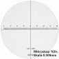 Preview: PEAK 2050 Stiftmikroskop, seitenrichtige Darstellung, Messskala