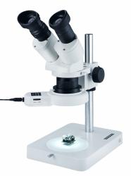Auflicht-Stereo-Mikroskop mit LED-Auflicht-Ringleuchte
