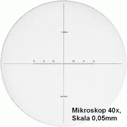 PEAK 2054-EIM Messmikroskop Alu-Standfuss, seitenrichtige Darstellung, 20x / 40x / 60x / 100 x