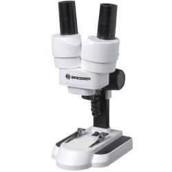 Bresser Junior Auflicht- und Durchlichtmikroskop mit 20 und 50facher Vergrößerung