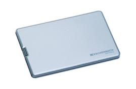 Eschenbach Taschenleuchtlupe LED (easyPocket), silber oder blaumetallic