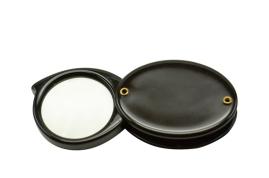 Einschlaglupe (3,5x/25mm), poliertes Kunststoffgehäuse, sehr leicht
