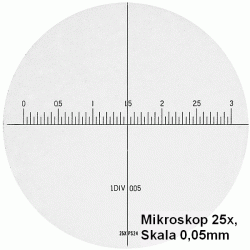 PEAK 2008 Messmikroskop, 25x / 50x / 75x / 100 x