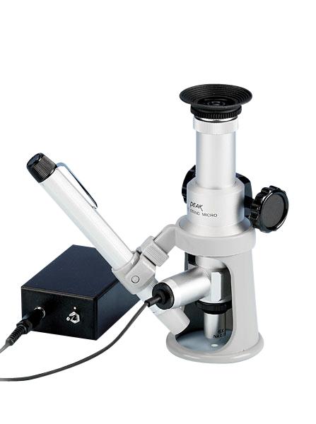 PEAK 2054-CIL Messmikroskop Alu-Standfuss 40x / 60x / 100 x / 150x / 200x /300x