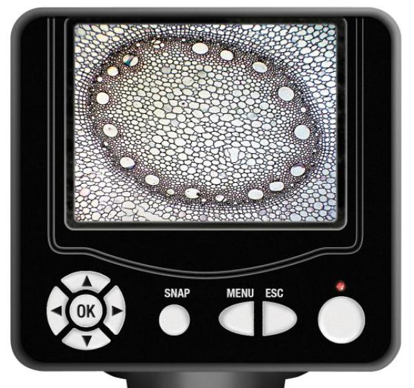 Bresser LCD-Mikroskop 8.9cm (3.5"), 40-500x