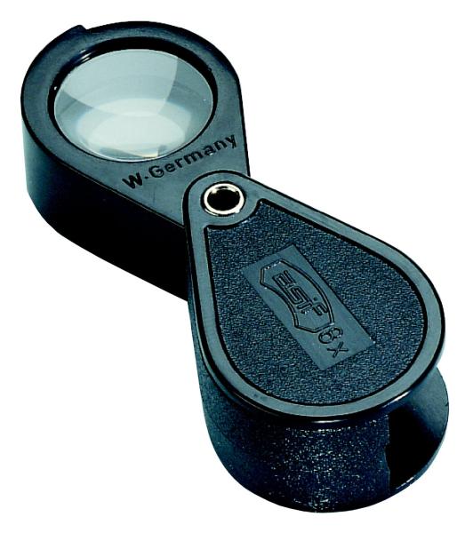 SCHWEIZER-Optik Präzisions-Einschlaglupen, 23mm, Aplanat Linse, Kunststoffgehäuse