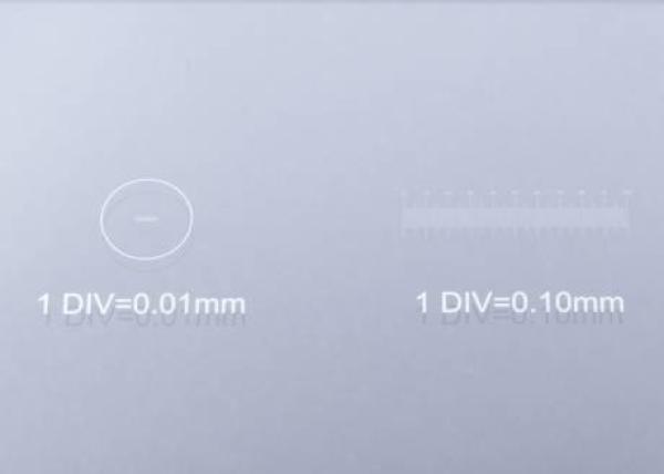 Bresser Objektträger Mikrometerskala 1/10 & 1/100 mm