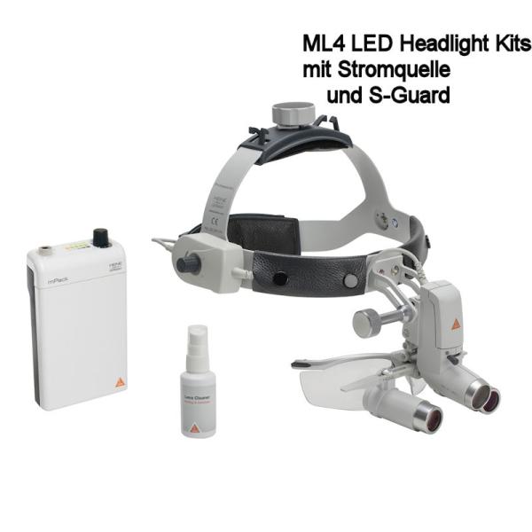 HEINE® HRP 3,5x / 420mm Binokularlupen - ML4 LED Headlight Kits