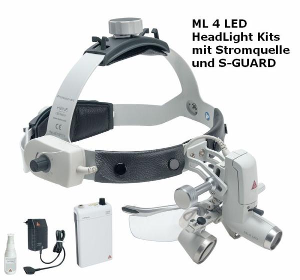 HEINE® HR 2,5x / 520mm Binokularlupen - ML4 LED Headlight Kits