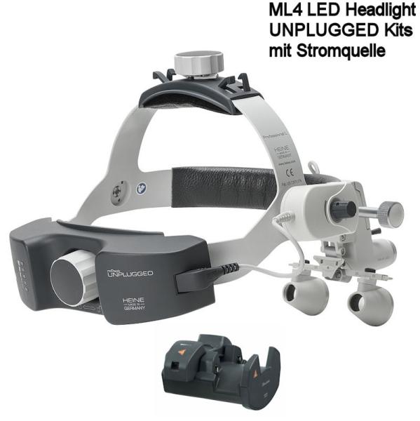 HEINE® HRP 3,5x / 420mm Binokularlupen - ML4 LED Headlight Kits