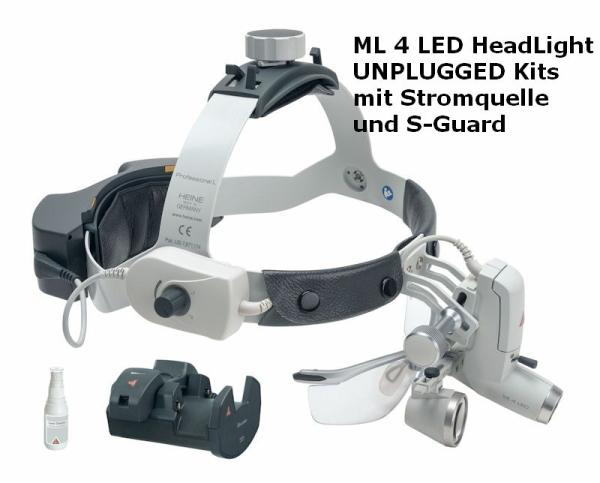 HEINE® HRP 4x / 340mm Binokularlupen - ML4 LED Headlight Kits