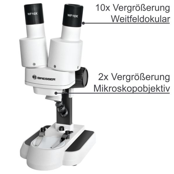 Bresser JUNIOR 20x Auflicht Mikroskop