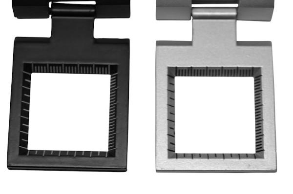 Fadenzähler, 6x, Metall, kräftige Skalierung