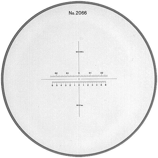 Messskala in schwarzer Schrift für PEAK 2066