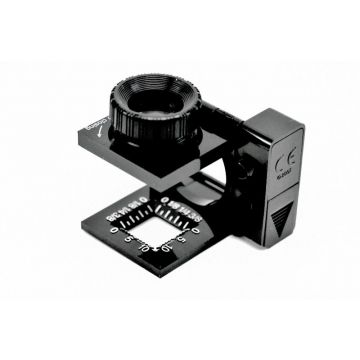 Fadenzähler, 10x-Vergr., fokussierbar, 1 LED